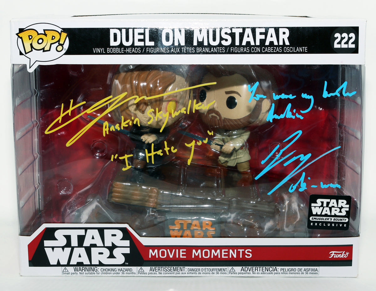 Hayden Christensen as Anakin Skywalker & Ewan McGregor as Obi-Wan