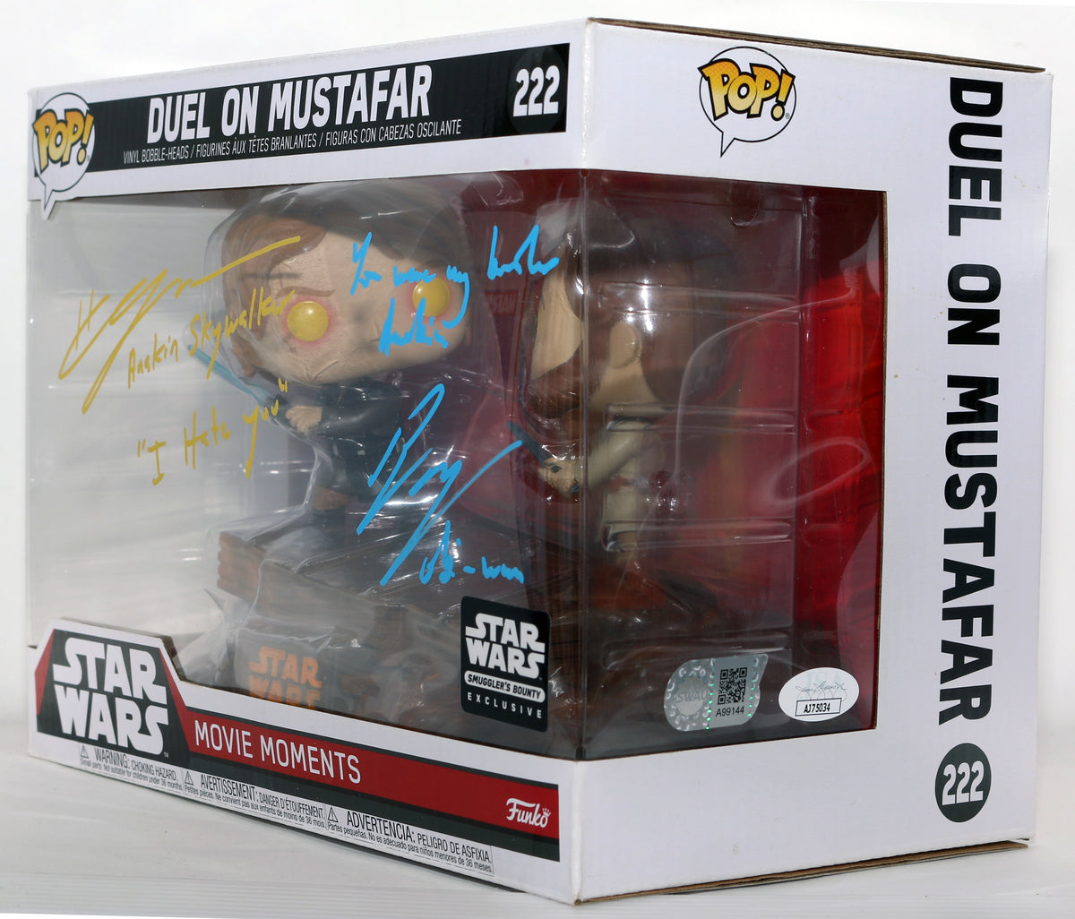 Hayden Christensen as Anakin Skywalker & Ewan McGregor as Obi-Wan