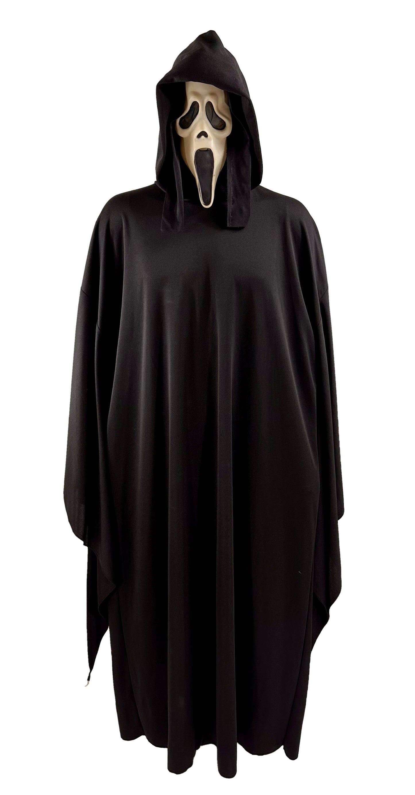 Scream 2 Production Worn Ghostface Robe & Mask Costume of Theatre Patron from Opening Sequence - 1997