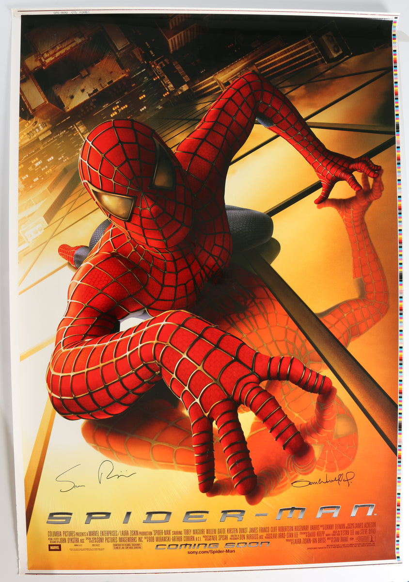 Spider-Man 28x41 Double Sided Printer's Proof Poster Signed