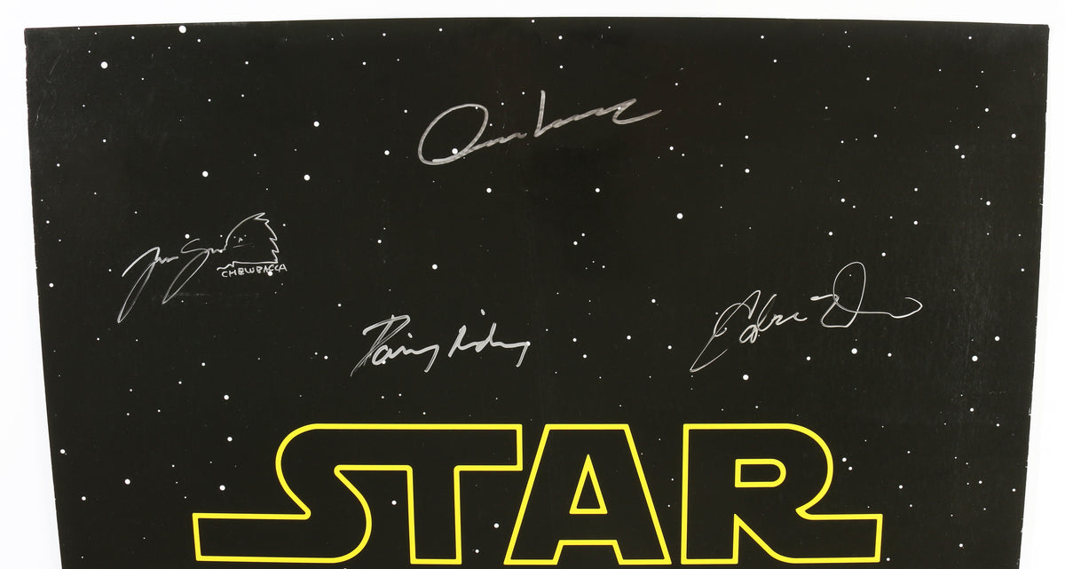 Star Wars: The Force Awakens 27x40 Poster Signed by Harrison Ford