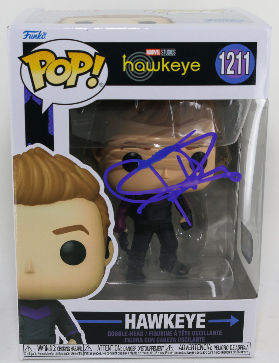 Jeremy Renner as Hawkeye in Hawkeye (SWAU) Signed POP! Funko SWAU Auction