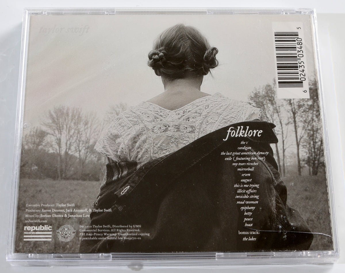 【新品未開封】直筆サインCD Taylor Swift Folklore Folklore - Exclusive Limited Edition SIGNED In The Trees CD