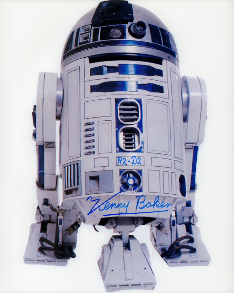Kenny Baker as R2-D2 in Star Wars Signed 8x10 Photo – SWAU