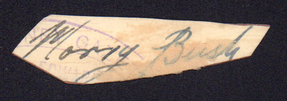 Maurice Bush as Bounty Hunter Dengar in Star Wars: The Empire Strikes Back Signed Index Card Cut - The Rarest Autograph in Star Wars Collecting