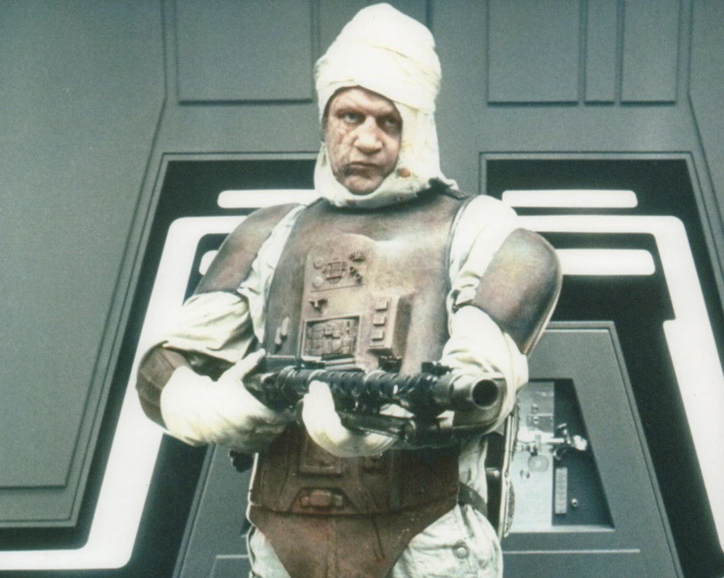 Maurice Bush as Bounty Hunter Dengar in Star Wars: The Empire Strikes Back Signed Index Card Cut - The Rarest Autograph in Star Wars Collecting