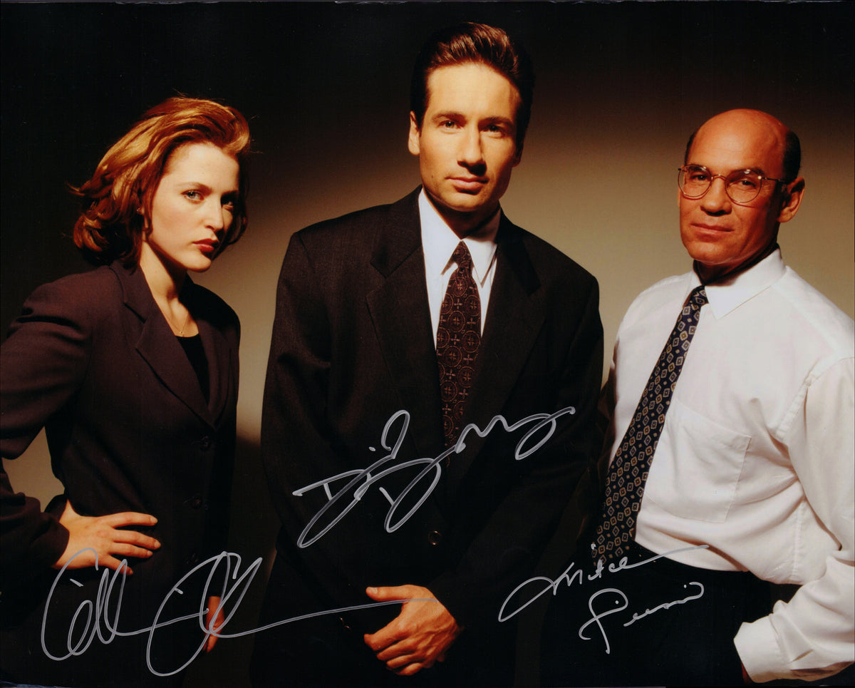 David Duchovny as Fox Mulder, Gillian Anderson as Dana