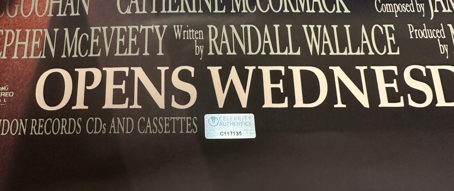 
                  
                    Braveheart 27x40 Poster (Celebrity Authentics) Signed by Actor / Director: Mel Gibson
                  
                