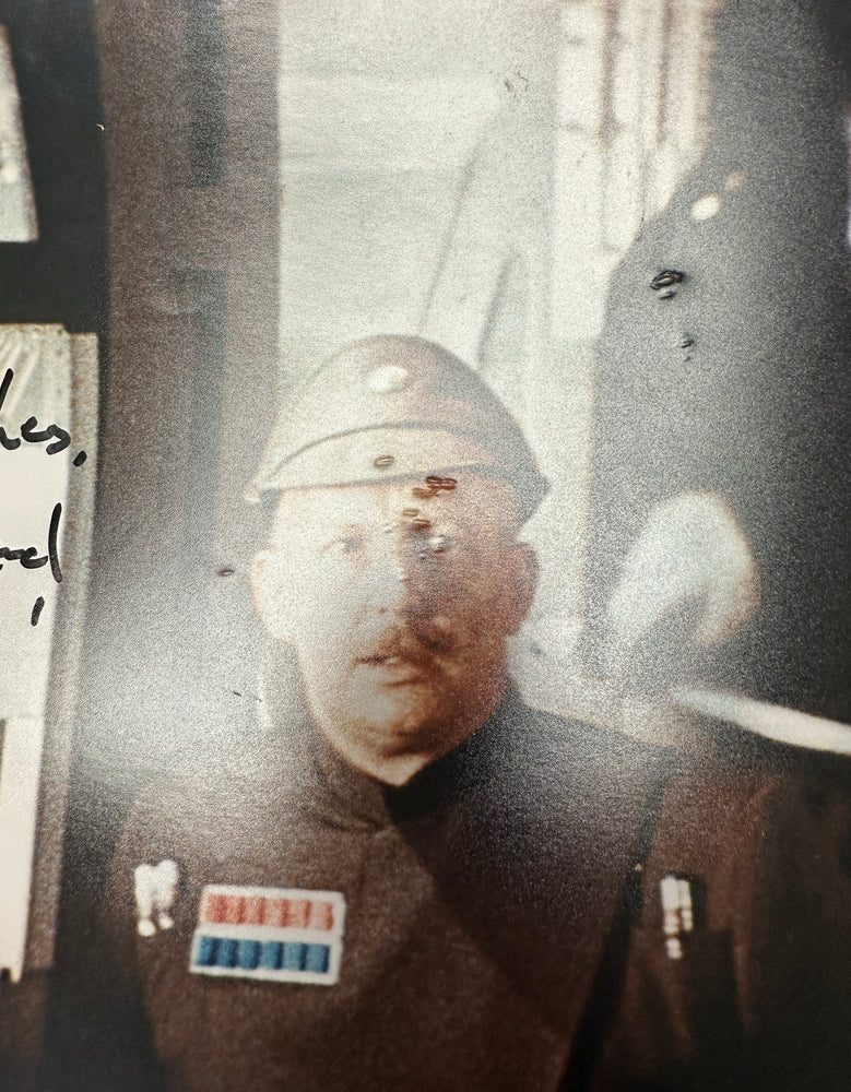 
                  
                    Michael Sheard as Admiral Ozzel in Star Wars: The Empire Strikes Back Signed 8x10 Photo with Character Name
                  
                