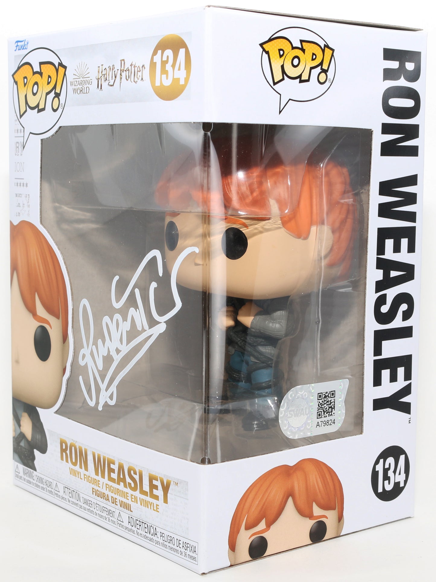 
                  
                    Rupert Grint as Ron Weasley in Harry Potter (SWAU) Signed Funko POP! #134
                  
                