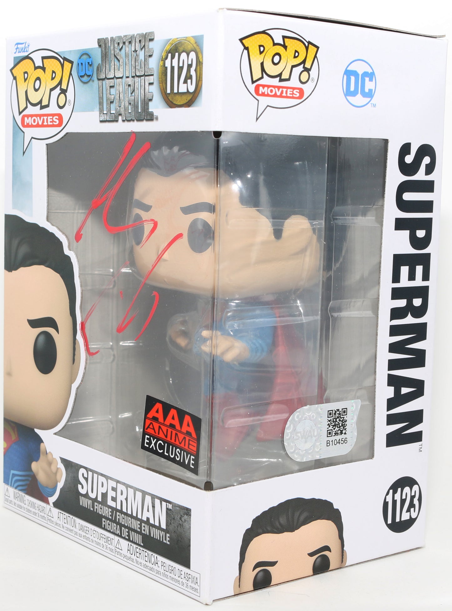 
                  
                    Henry Cavill as Superman in Justice League AAA Anime Exclusive (SWAU) Signed Funko POP! #1123
                  
                
