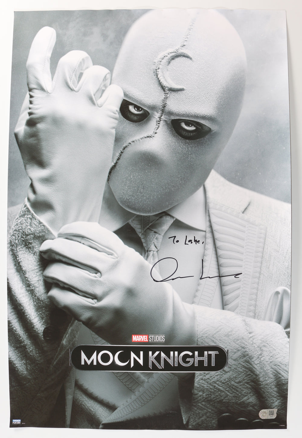 Oscar Isaac as Moon Knight in Moon Knight (SWAU) Signed 22x34 Poster