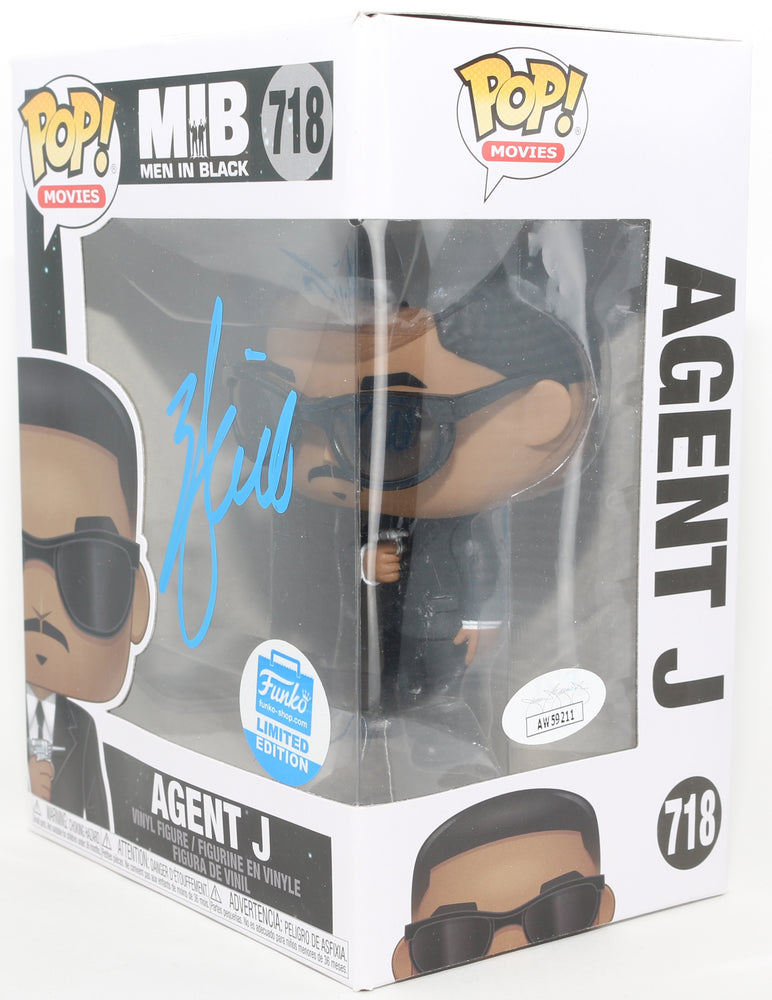 
                  
                    Will Smith as Agent J in Men in Black Funko Store Exclusive (JSA) Signed Funko POP! #718
                  
                