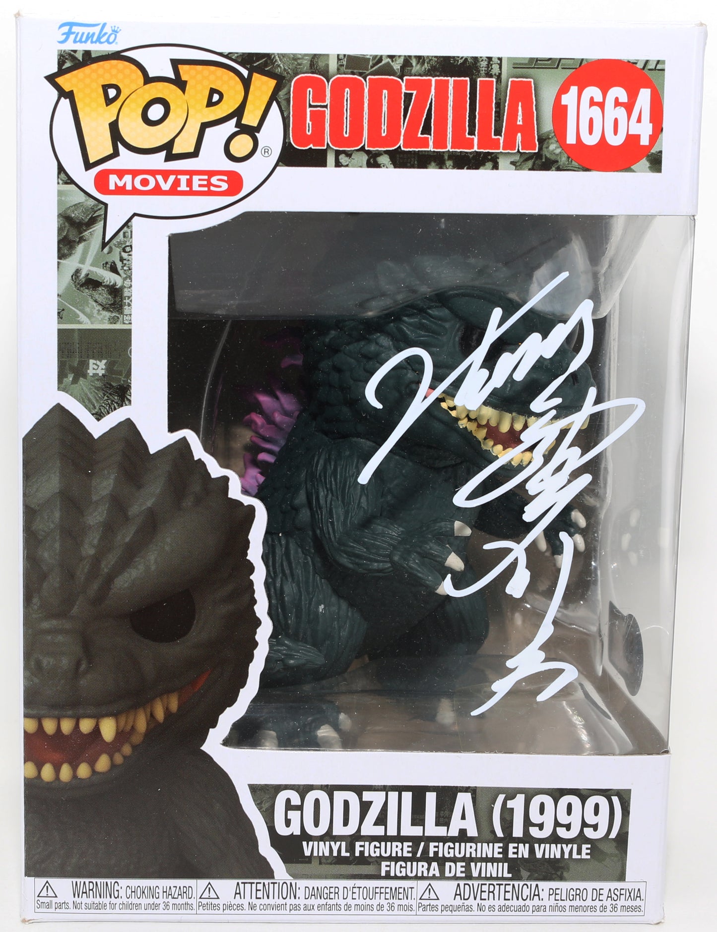 
                  
                    Tsutomu Kitagawa as the Godzilla Suit Actor in the Godzilla Millennium Series (Beckett) Signed Funko POP! #1664
                  
                