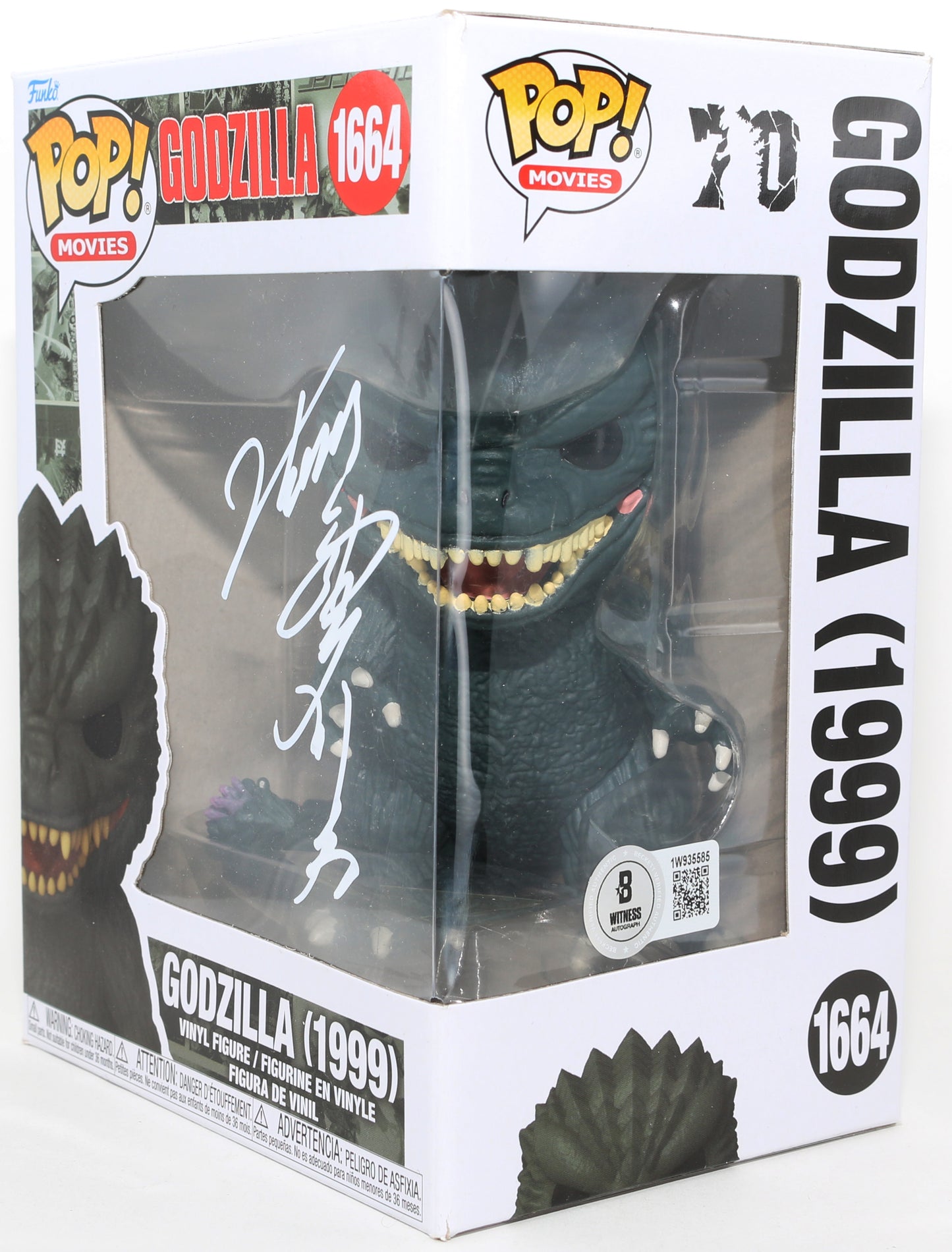 
                  
                    Tsutomu Kitagawa as the Godzilla Suit Actor in the Godzilla Millennium Series (Beckett) Signed Funko POP! #1664
                  
                