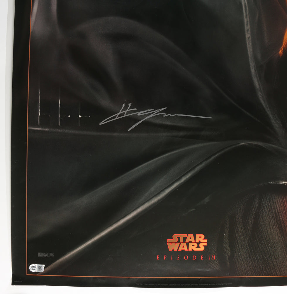 
                  
                    Hayden Christensen as Anakin Skywalker in Star Wars Episode III: Revenge of the Sith (SWAU) Signed 27x40 Double Sided Poster
                  
                