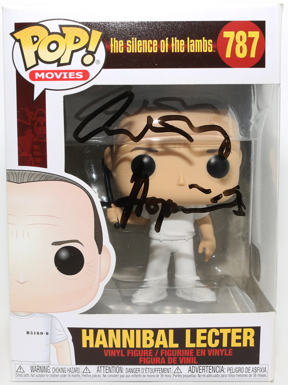 Anthony Hopkins as Hannibal Lecter The Silence of the Lambs (SWAU) Signed Funko POP! #787