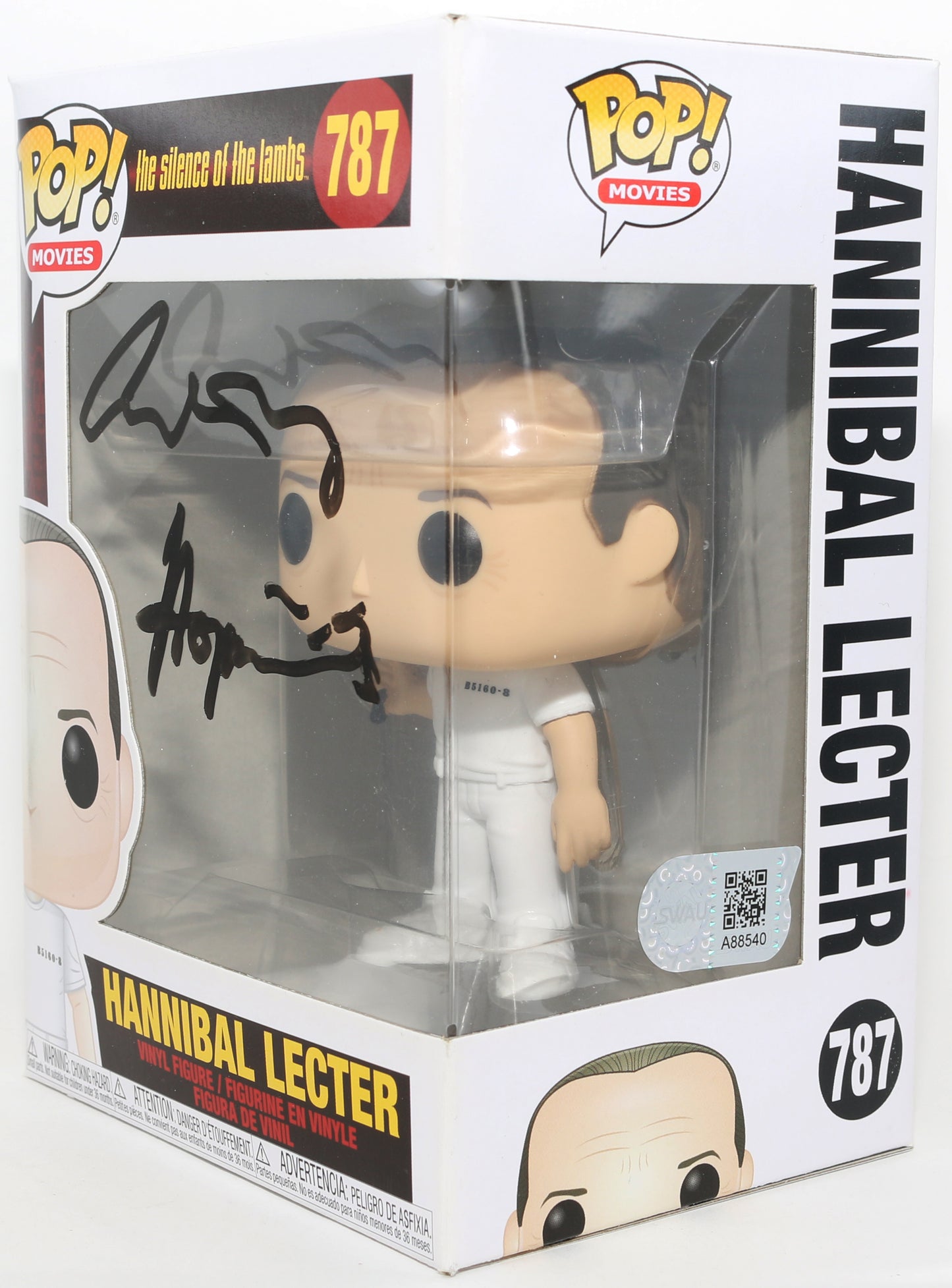 
                  
                    Anthony Hopkins as Hannibal Lecter The Silence of the Lambs (SWAU) Signed Funko POP! #787
                  
                
