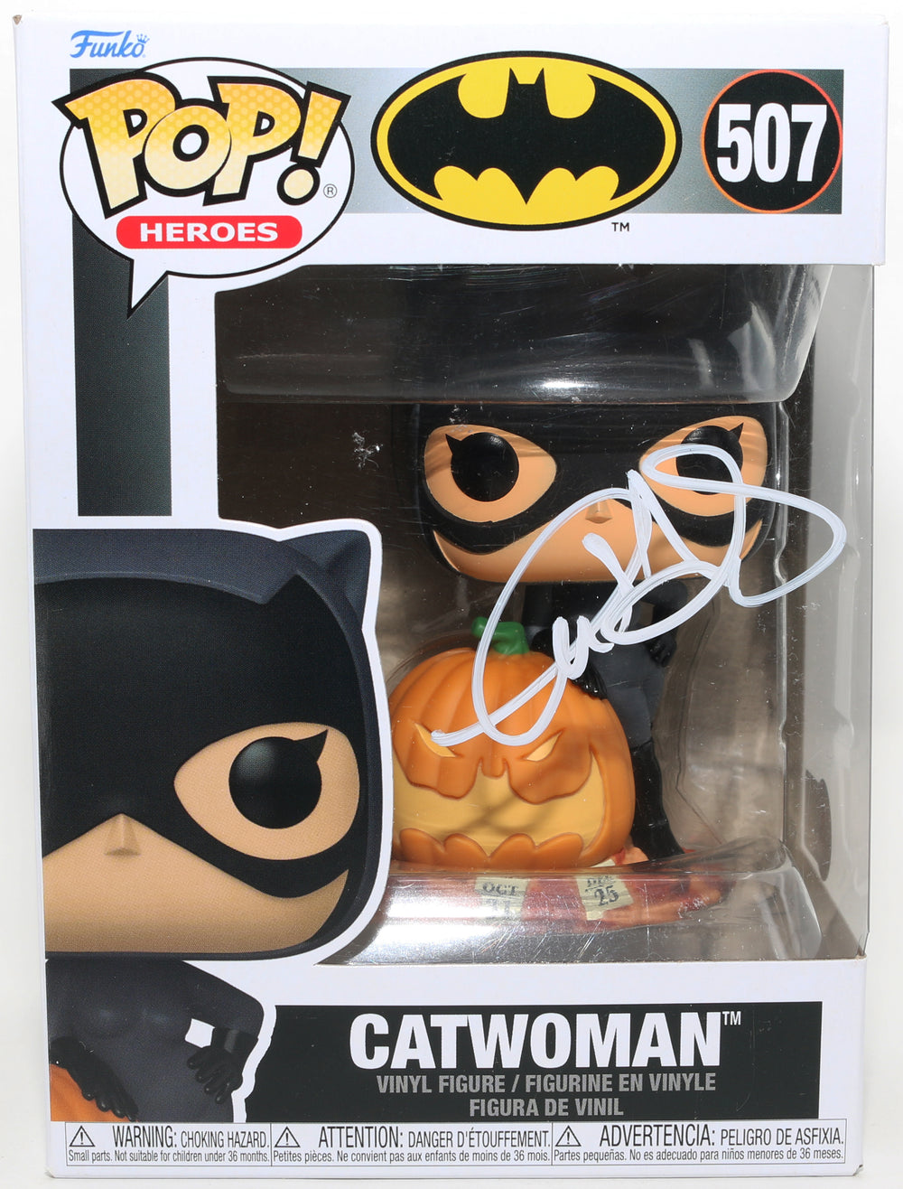 Anne Hathaway as Catwoman in The Dark Knight Rises (Beckett) Signed Funko POP! #507