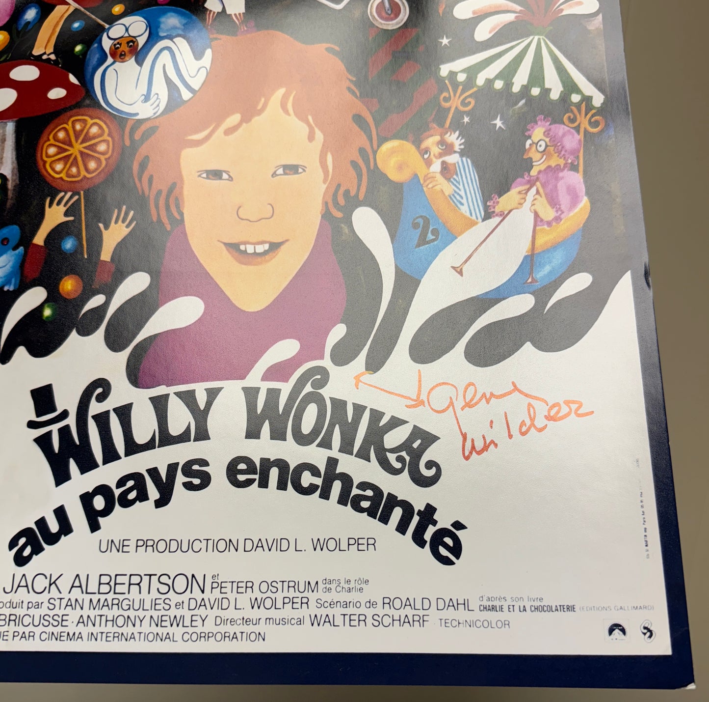 
                  
                    Gene Wilder as Willy Wonka in Willy Wonka & the Chocolate Factory Signed 12x18 Mini Poster
                  
                