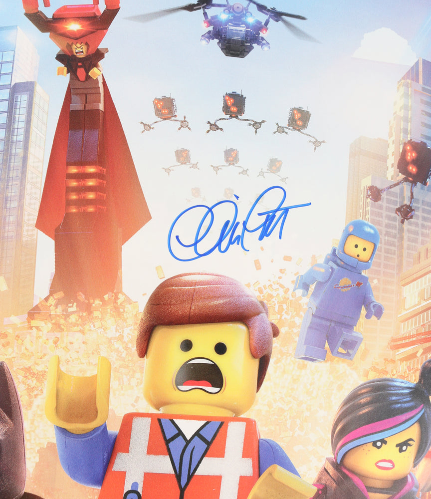 
                  
                    Chris Pratt as Emmet in The Lego Movie (SWAU) Signed 27x40 Poster
                  
                