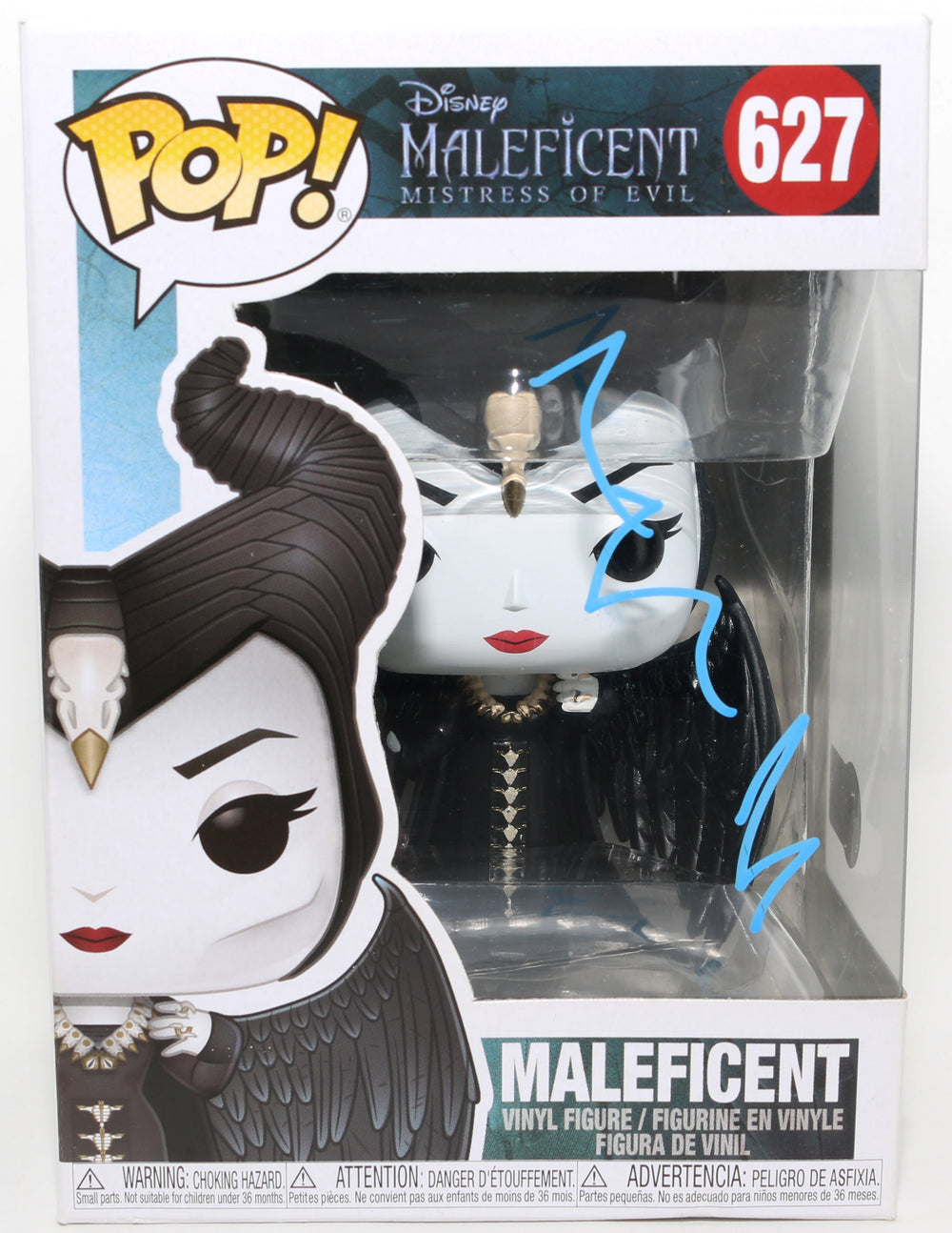Angelina Jolie as Maleficent in Disney's Maleficent (Beckett) Signed Funko POP! #627