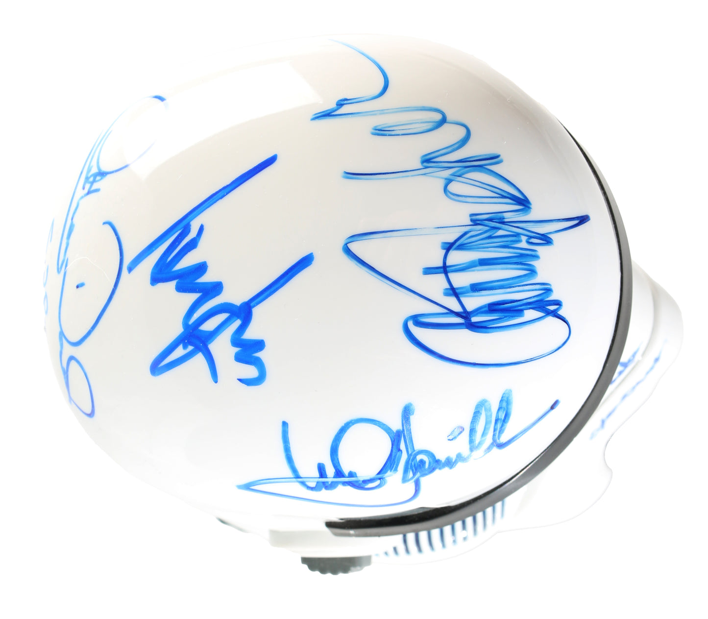 
                  
                    Star Wars Stormtrooper Mini Helmet Scaled Prop Replica (Beckett Witnessed) Cast Signed by Harrison Ford, Carrie Fisher, Mark Hamill, Dave Prowse, Peter Mayhew, Kenny Baker, & Anthony Daniels
                  
                