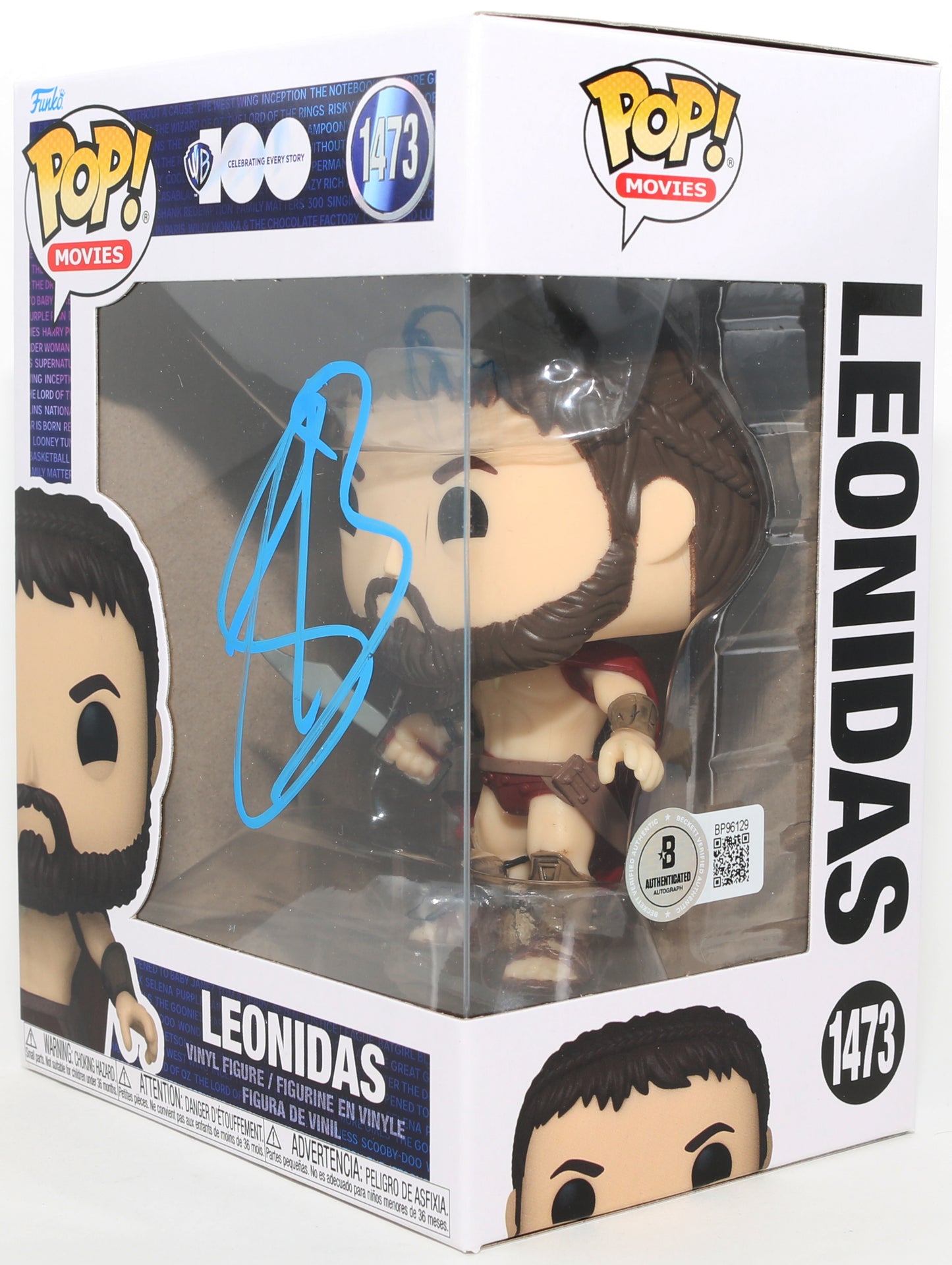 
                  
                    Gerard Butler as Leonidas I in 300 (Beckett) Signed Funko POP! #1473
                  
                