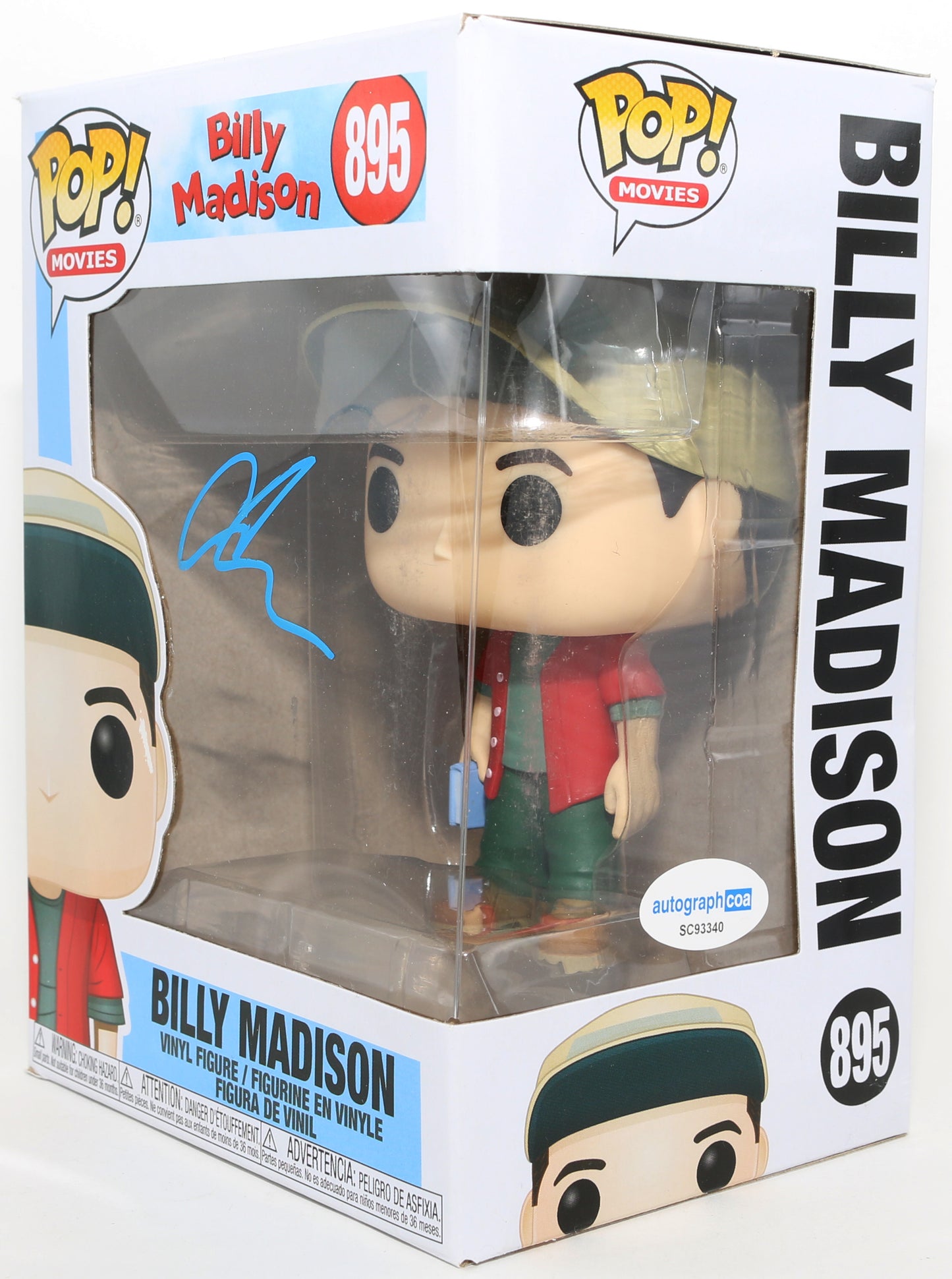 
                  
                    Adam Sandler as Billy Madison in Billy Madison (ACOA) Signed Funko POP! #895
                  
                