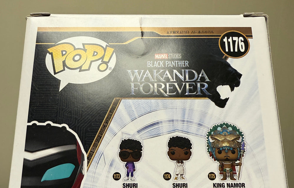 
                  
                    Dominique Thorne as Ironheart Mark 2 in Black Panther: Wakanda Forever (SWAU) Signed Funko POP! #1176
                  
                