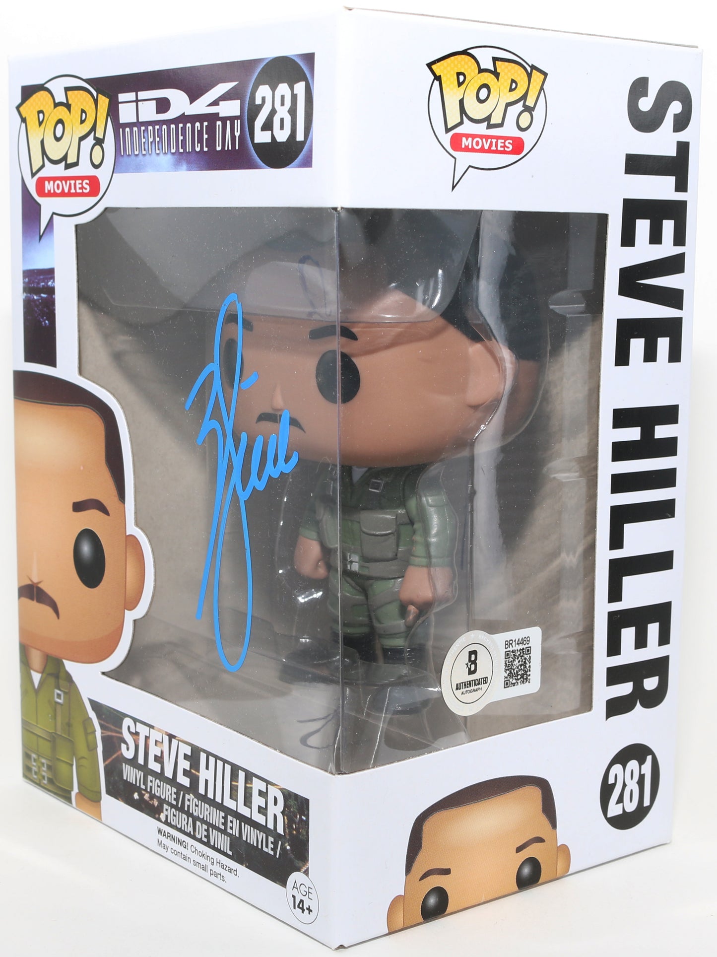 
                  
                    Will Smith as Captain Steven Hiller in Independence Day (Beckett) Signed Funko POP! #281
                  
                