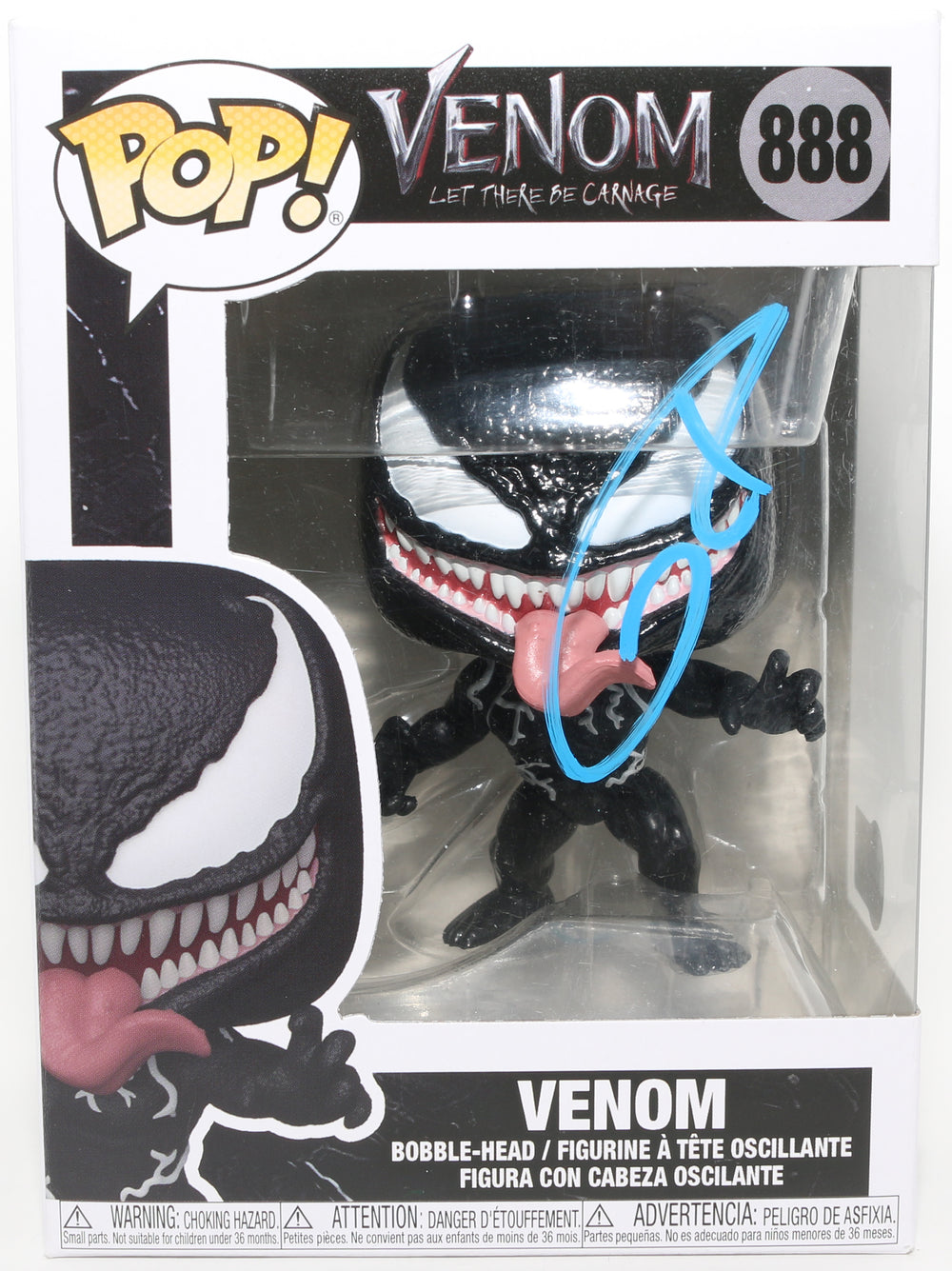 Tom Hardy as Venom in Venom: Let There Be Carnage (Beckett) Signed Funko POP! #888