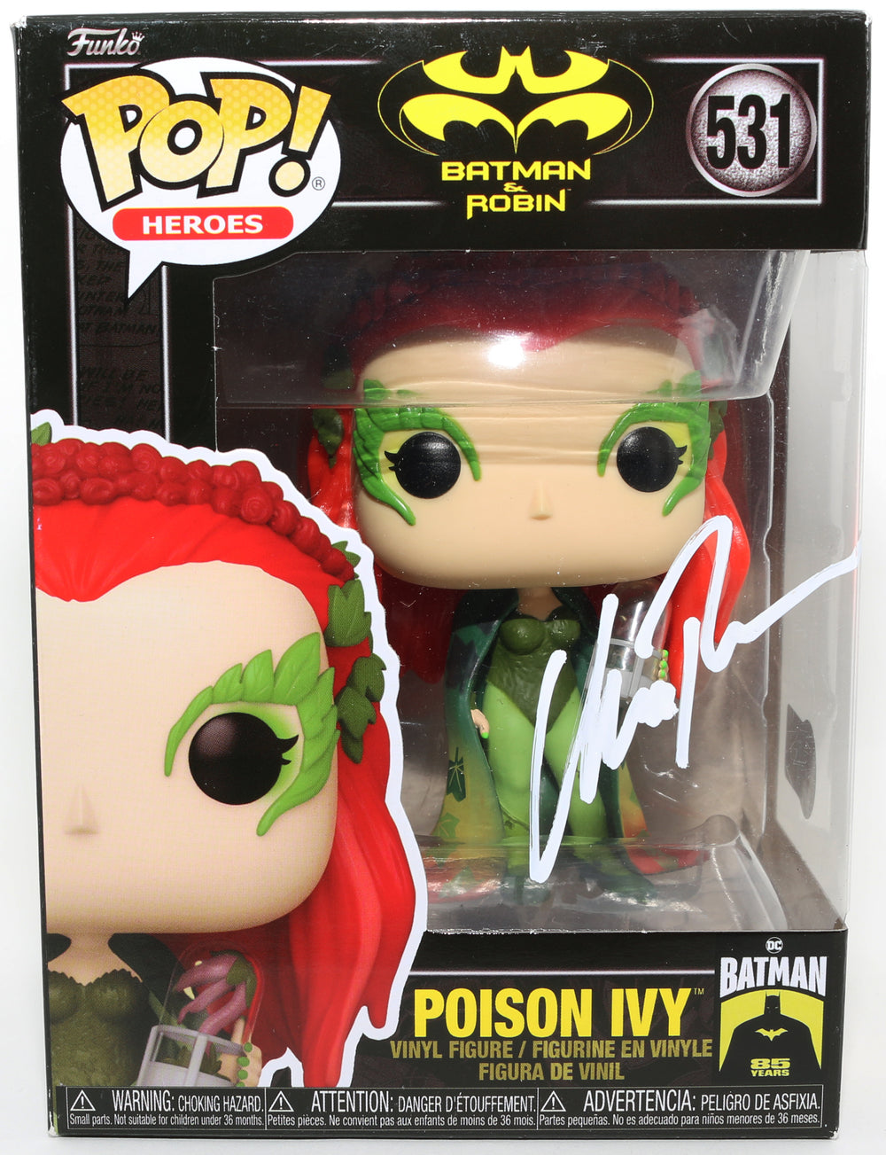 Uma Thurman as Poison Ivy in Batman & Robin (Beckett) Signed Funko POP! #531