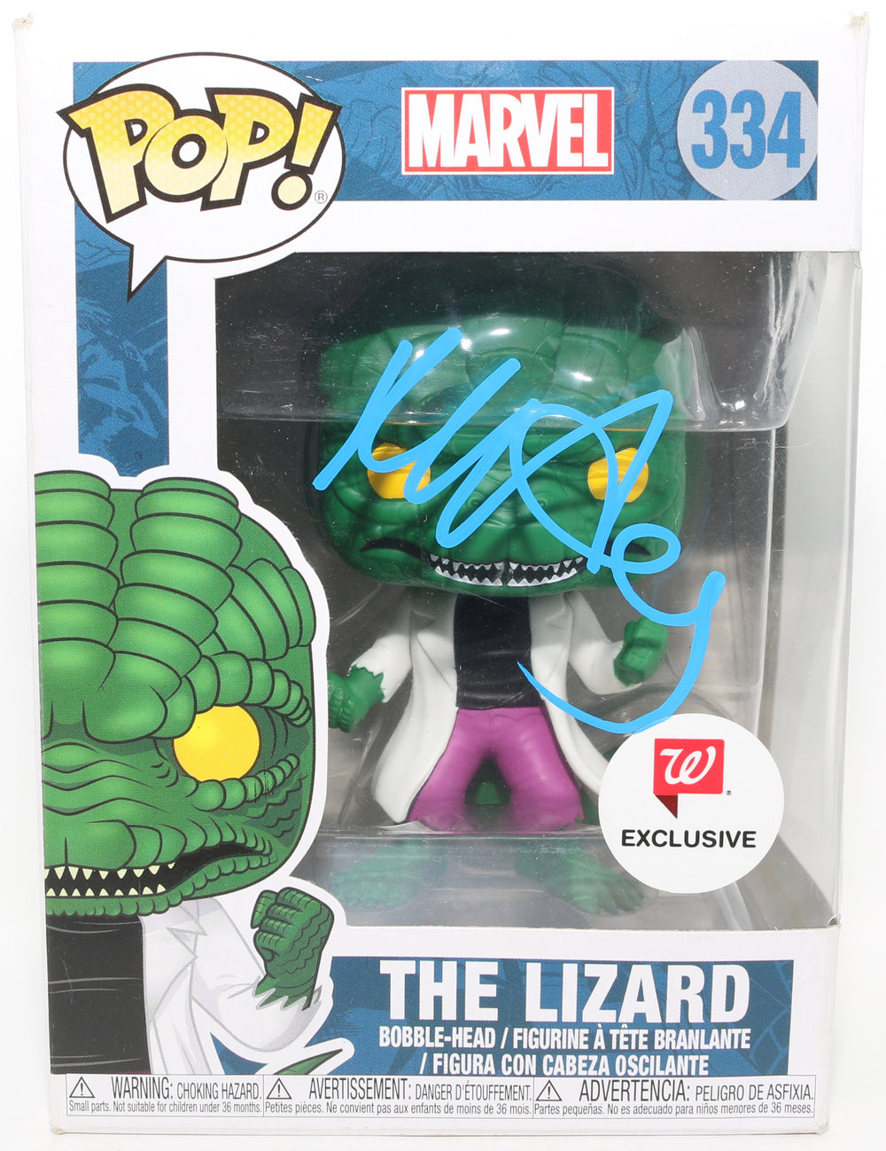 Rhys Ifans as The Lizard in The Amazing Spider-Man & Spider-Man: No Way Home Walgreens Exclusive Signed Funko POP! #334
