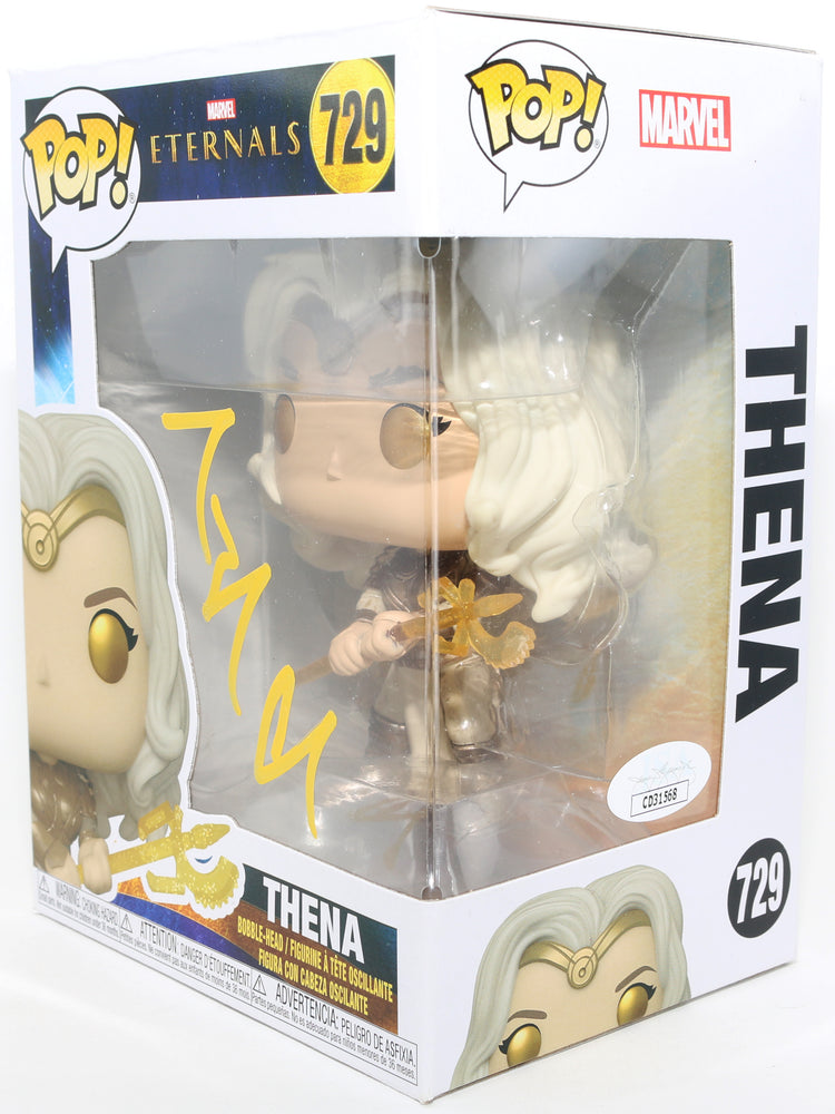 
                  
                    Angelina Jolie as Thena in The Eternals (JSA) Signed Funko POP! #729
                  
                
