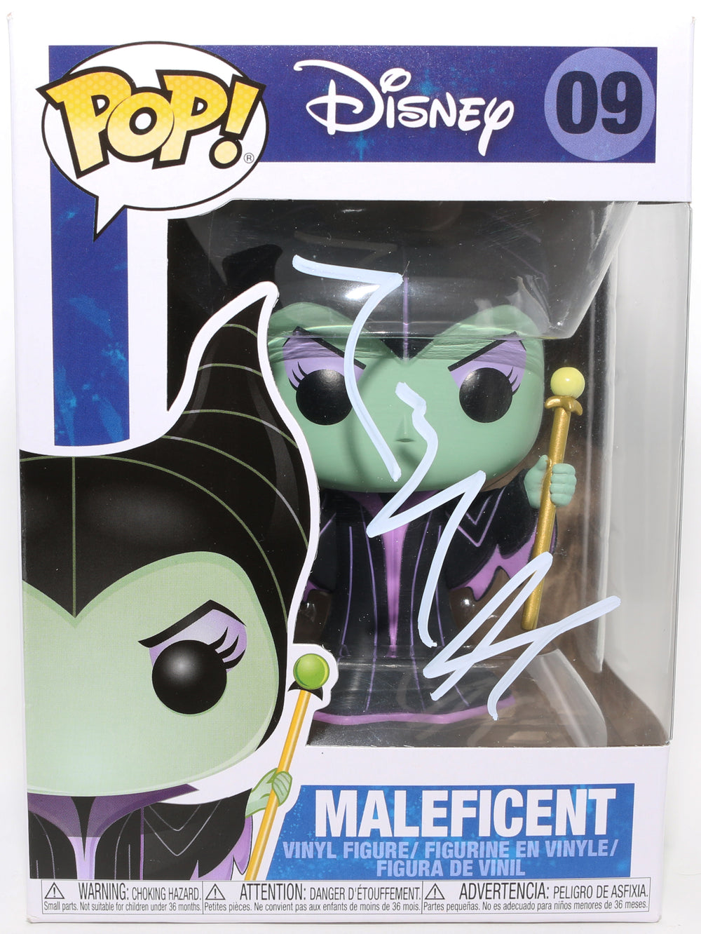 Angelina Jolie as Maleficent in Disney's Maleficent Signed Funko POP! #09