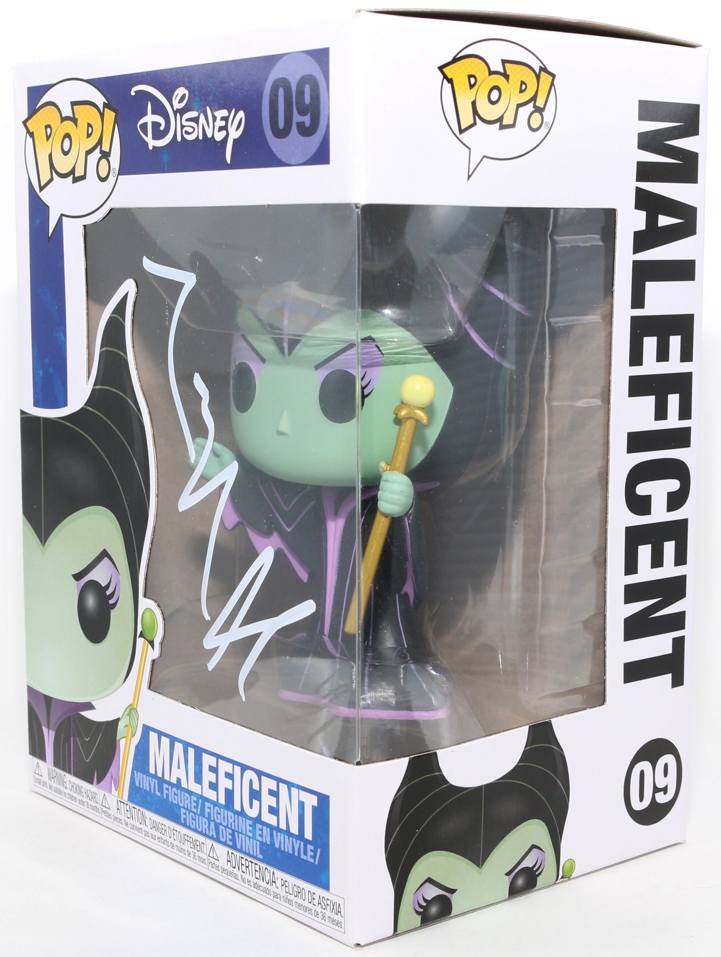 
                  
                    Angelina Jolie as Maleficent in Disney's Maleficent Signed Funko POP! #09
                  
                