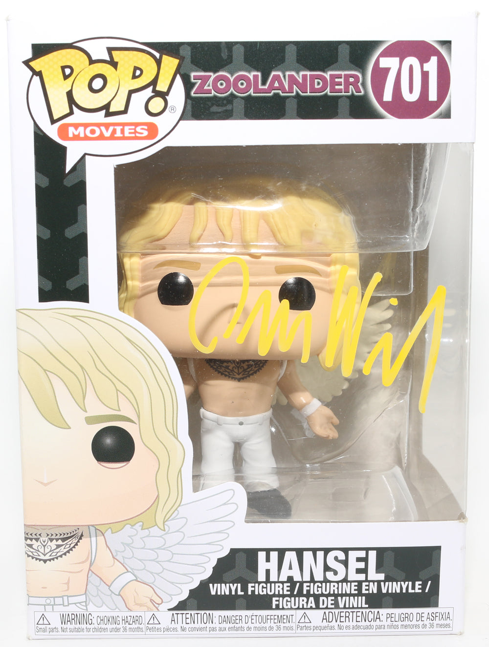 Owen Wilson as Hansel in Zoolander Signed Funko POP! #701