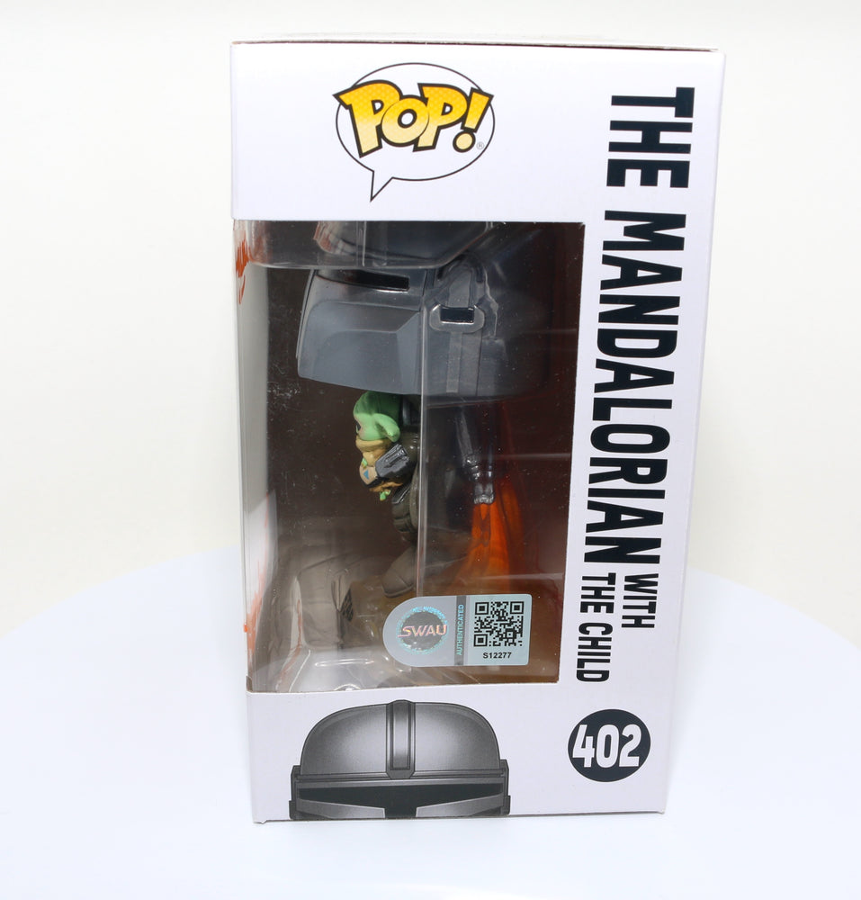 
                  
                    Brendan Wayne as The Mandalorian in Star Wars: The Mandalorian (SWAU Authenticated) Signed Funko POP! #402
                  
                