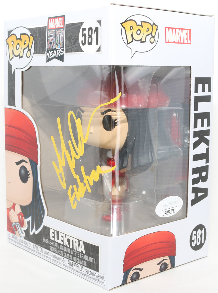 
                  
                    Jennifer Garner as Elektra Natchios in Daredevil & Deadpool & Wolverine (JSA) Signed Funko POP! #581 with Character Name
                  
                