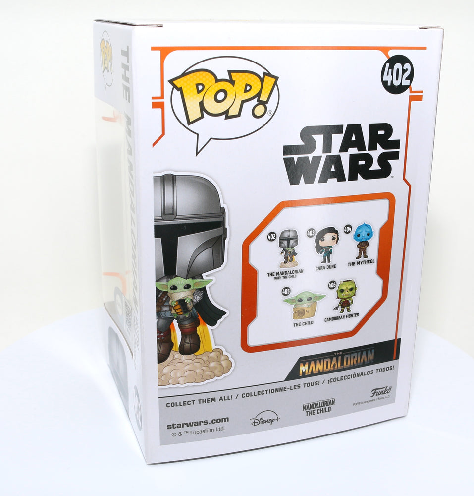 
                  
                    Brendan Wayne as The Mandalorian in Star Wars: The Mandalorian (SWAU Authenticated) Signed POP! Funko #402
                  
                