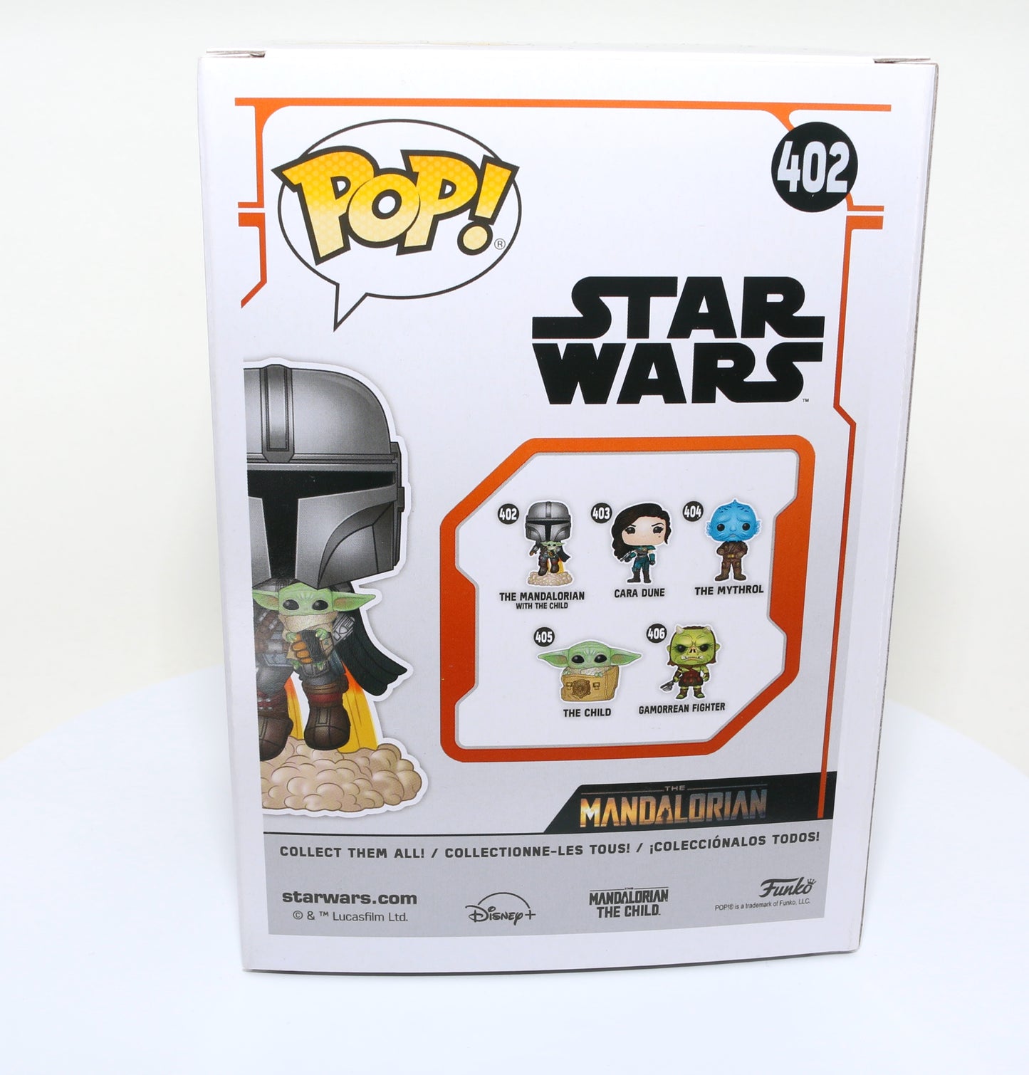 
                  
                    Brendan Wayne as The Mandalorian in Star Wars: The Mandalorian (SWAU Authenticated) Signed POP! Funko #402
                  
                