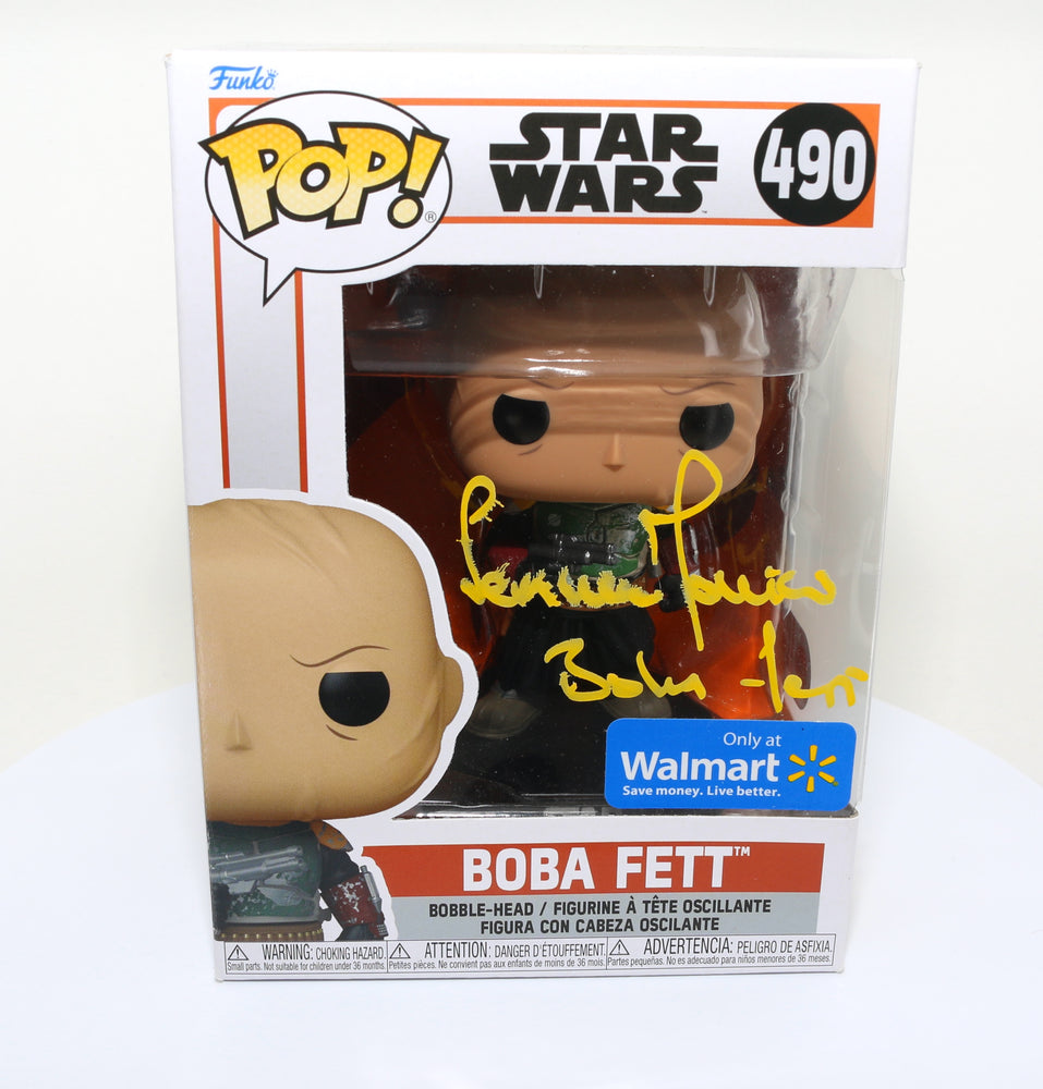 
                  
                    Temuera Morrison as Boba Fett in Star Wars: The Book of Boba Fett (SWAU Authenticated) Signed POP! Funko #490 with Character Name
                  
                