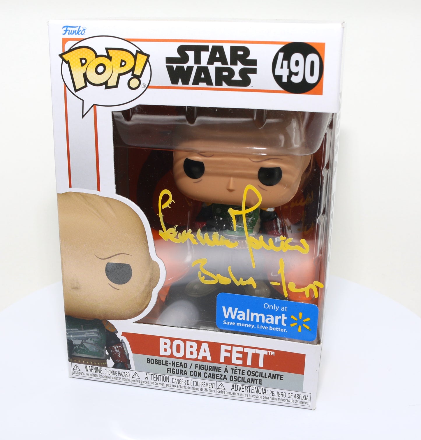 
                  
                    Temuera Morrison as Boba Fett in Star Wars: The Book of Boba Fett (SWAU Authenticated) Signed POP! Funko #490 with Character Name
                  
                