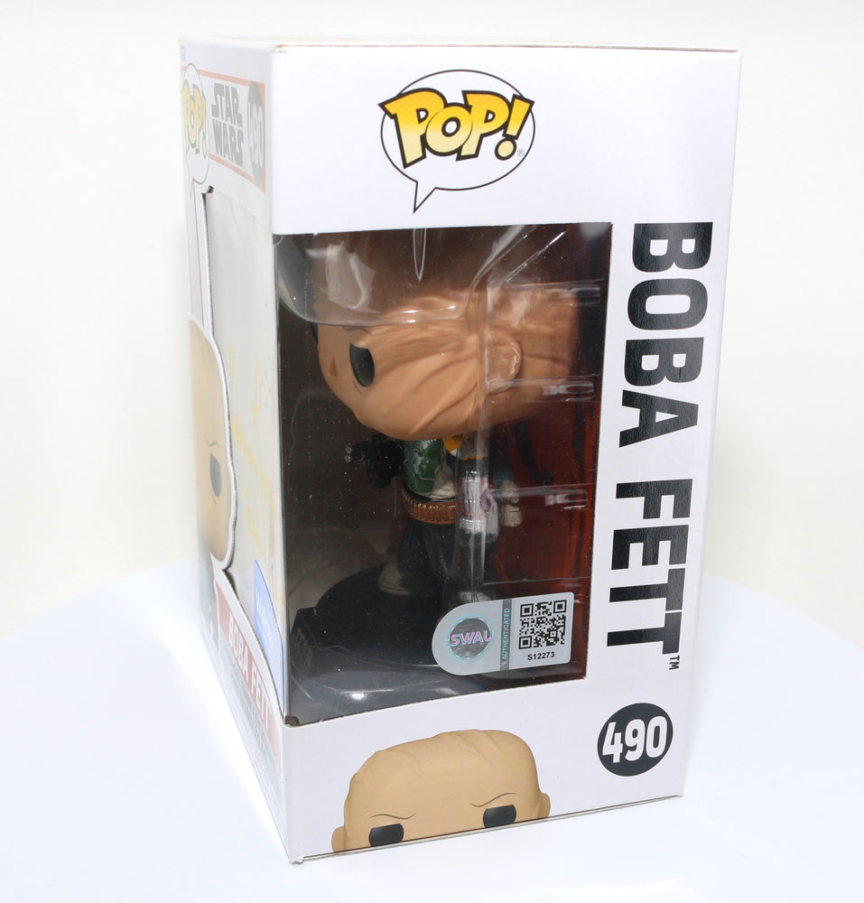 
                  
                    Temuera Morrison as Boba Fett in Star Wars: The Book of Boba Fett (SWAU Authenticated) Signed POP! Funko #490 with Character Name
                  
                