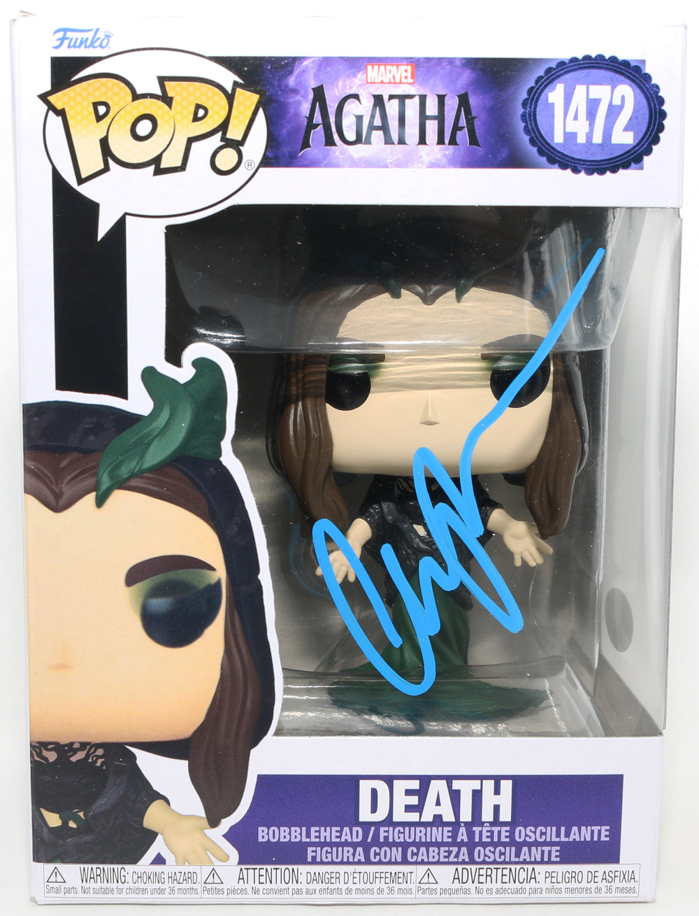Aubrey Plaza as Death / Rio Vidal in Agatha All Along (JSA) Signed Funko POP! #1472