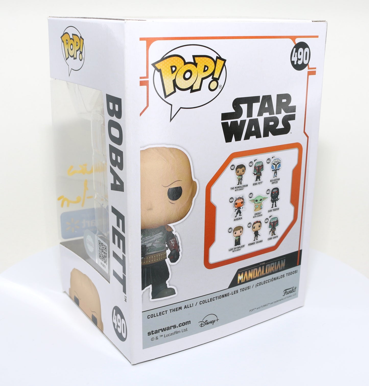 
                  
                    Temuera Morrison as Boba Fett in Star Wars: The Book of Boba Fett (SWAU Authenticated) Signed POP! Funko #490 with Character Name
                  
                