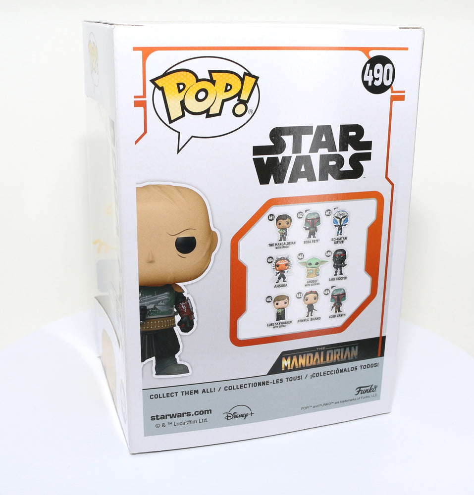 
                  
                    Temuera Morrison as Boba Fett in Star Wars: The Book of Boba Fett (SWAU Authenticated) Signed POP! Funko #490 with Character Name
                  
                