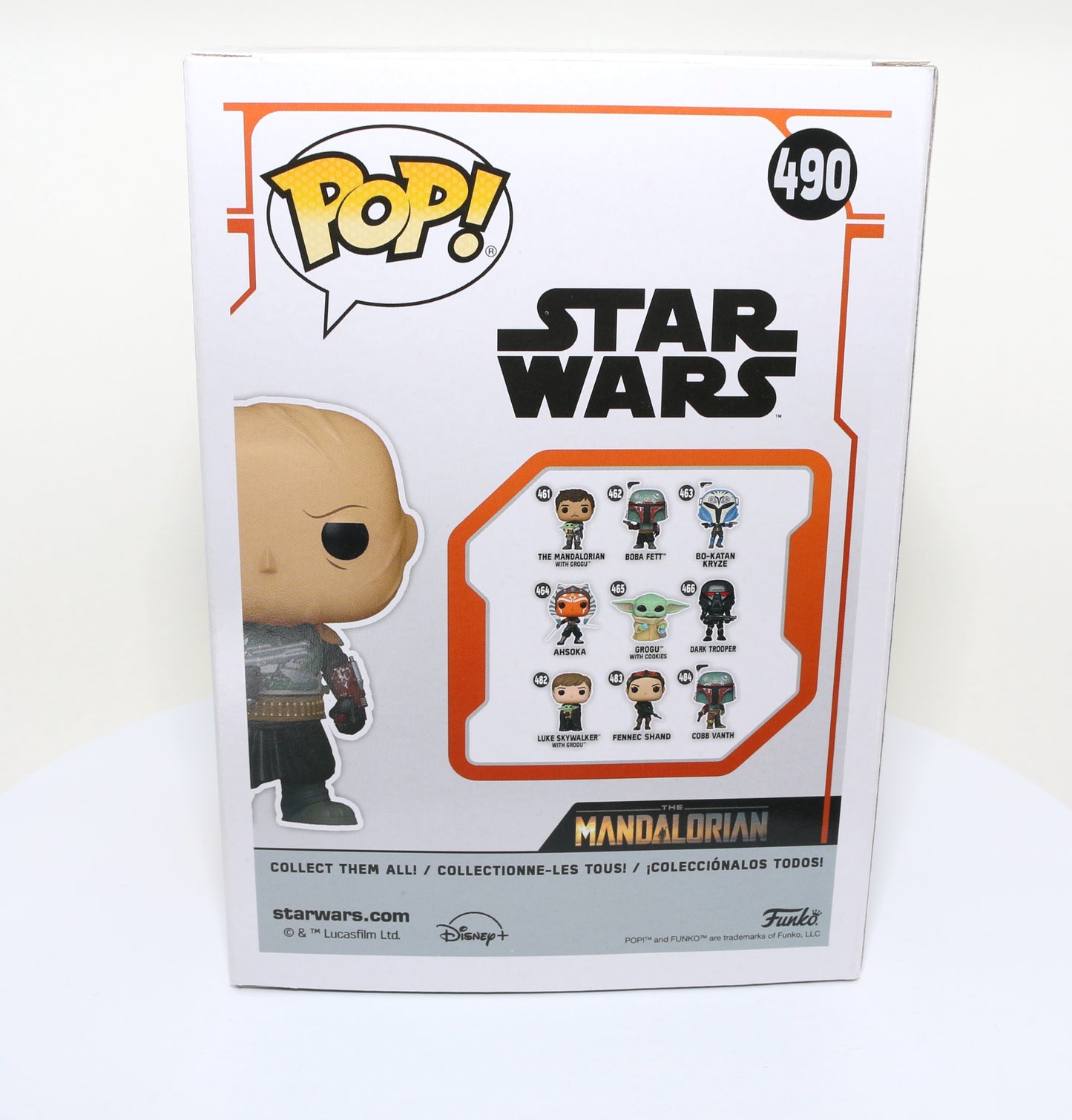 
                  
                    Temuera Morrison as Boba Fett in Star Wars: The Book of Boba Fett (SWAU Authenticated) Signed POP! Funko #490 with Character Name
                  
                