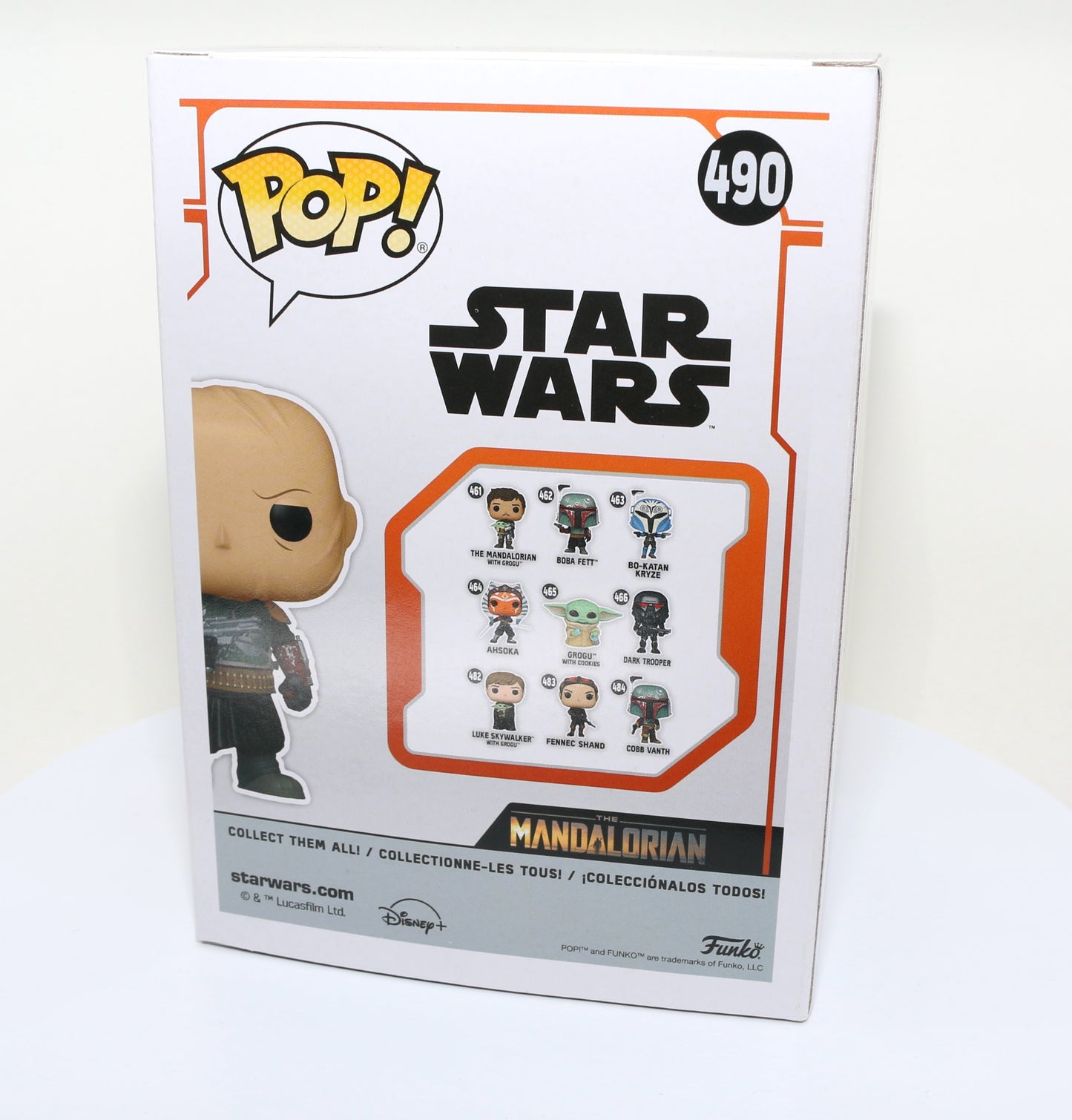 
                  
                    Temuera Morrison as Boba Fett in Star Wars: The Book of Boba Fett (SWAU Authenticated) Signed POP! Funko #490 with Character Name
                  
                